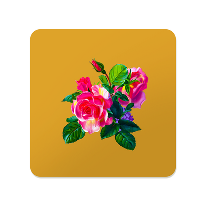 Rose Trio Bouquet Coaster