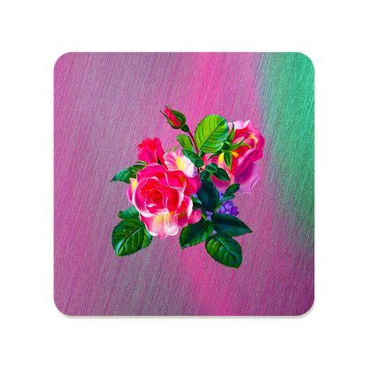 Rose Trio Bouquet Coaster