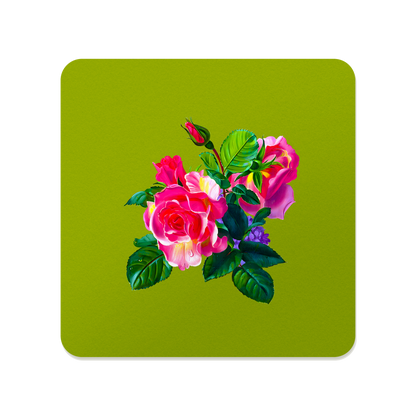Rose Trio Bouquet Coaster