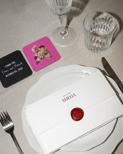 Personalized Wedding Coaster